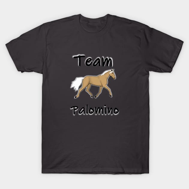 Team Palomino Horse T-Shirt by RedHeadAmazona